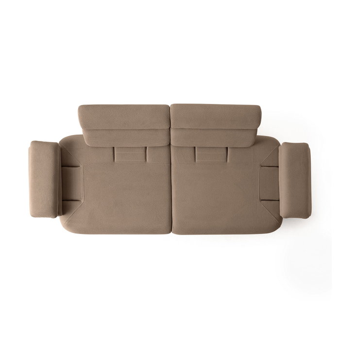 Atelier Del Sofa Bonjo Walnut - Latte